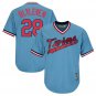 Bert Blyleven #28 Minnesota Twins Cool Base Cooperstown Men's Jersey Light Blue M L XL XXL XXXL
