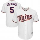 Eduardo Escobar #5 Minnesota Twins Cool Base Men's Jersey White M L XL XXL XXXL