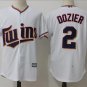 Brian Dozier #2 Minnesota Twins Cool Base Men's Jersey White M L XL XXL XXXL