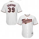 Daniel Santana #39 Minnesota Twins Cool Base Men's Jersey White M L XL XXL XXXL