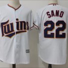 Miguel Sano #22 Minnesota Twins Cool Base Men's Jersey White M L XL XXL XXXL