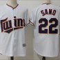 Miguel Sano #22 Minnesota Twins Cool Base Men's Jersey White M L XL XXL XXXL
