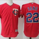 Miguel Sano #22 Minnesota Twins Cool Base Men's Jersey Scarlet M L XL XXL XXXL