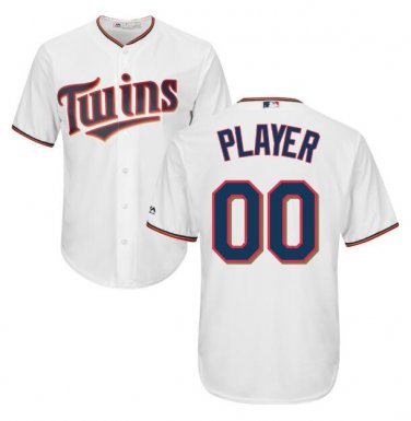 Custom Minnesota Twins Cool Base Men's Jersey White M L XL XXL XXXL