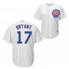 Kris Bryant #17 Chicago Cubs Cool Base Men's Jersey White M L XL XXL XXXL