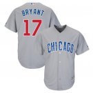 Kris Bryant #17 Chicago Cubs Cool Base Men's Jersey Gray M L XL XXL XXXL