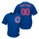 Custom Chicago Cubs Cool Base Men's Jersey Royal M L XL XXL XXXL
