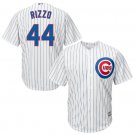 Anthony Rizzo #44 Chicago Cubs Cool Base Men's Jersey White M L XL XXL XXXL