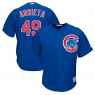Jake Arrieta #49 Chicago Cubs Cool Base Men's Jersey Royal M L XL XXL XXXL