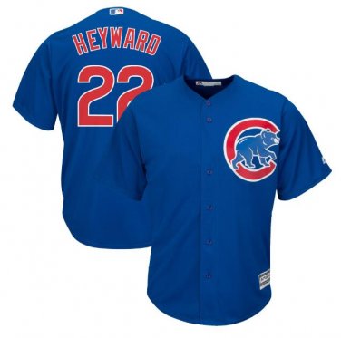 Jason Heyward #22 Chicago Cubs Cool Base Men's Jersey Royal M L XL XXL XXXL