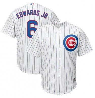 Carl Edwards Jr. #6 Chicago Cubs Cool Base Men's Jersey White M L XL XXL XXXL