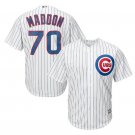 Joe Maddon #70 Chicago Cubs Cool Base Men's Jersey White M L XL XXL XXXL