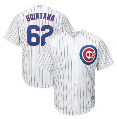 Jose Quintana #62 Chicago Cubs Cool Base Men's Jersey White M L XL XXL XXXL
