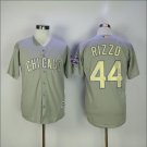 Anthony Rizzo #44 Chicago Cubs Cool Base Champions Men's Jersey Gray M L XL XXL XXXL