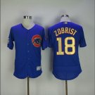 Ben Zobrist #18 Chicago Cubs Cool Base Champions Men's Jersey Royal M L XL XXL XXXL