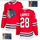 Steve Larmer #28 Chicago Blackhawks Player Men's Jersey Red S M L XL XXL XXXL