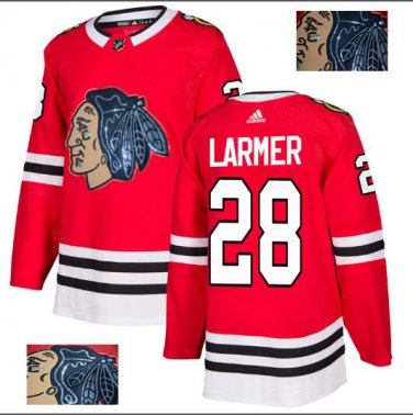 Steve Larmer #28 Chicago Blackhawks Player Men's Jersey Red S M L XL XXL XXXL