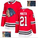 Stan Mikita #21 Chicago Blackhawks Player Men's Jersey Red S M L XL XXL XXXL