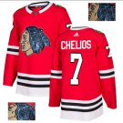Chris Chelios #7 Chicago Blackhawks Player Men's Jersey Red S M L XL XXL XXXL
