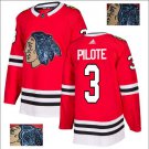 Pierre Pilote #3 Chicago Blackhawks Player Men's Jersey Red S M L XL XXL XXXL