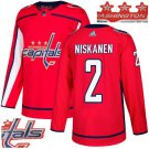 Matt Niskanen #2 Washington Capitals Player Men's Jersey Red S M L XL XXL XXXL