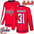 Phillipp Grubauer #31 Washington Capitals Player Men's Jersey Red S M L XL XXL XXXL