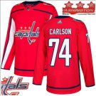 John Carlson #74 Washington Capitals Player Men's Jersey Red S M L XL XXL XXXL