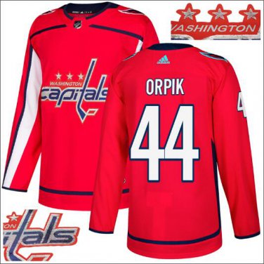 Brooks Orpik #44 Washington Capitals Player Men's Jersey Red S M L XL XXL XXXL