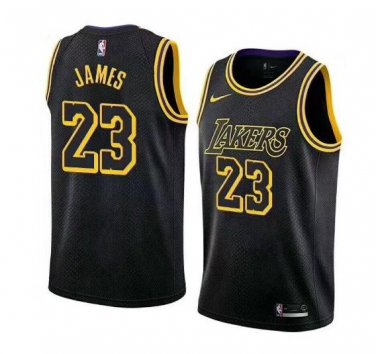 lakers black jersey 2018