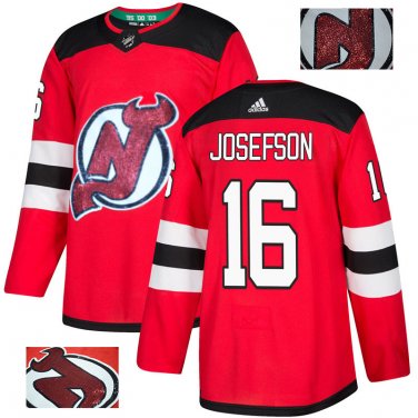 Jacob Josefson #16 New Jersey Devils Player Men's Jersey Red S M L XL XXL XXXL