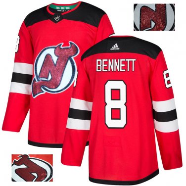 Beau Bennett #8 New Jersey Devils Player Men's Jersey Red S M L XL XXL XXXL