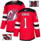 Keith Kinkaid #1 New Jersey Devils Player Men's Jersey Red S M L XL XXL XXXL