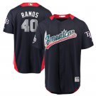 Size L Wilson Ramos #40 American League 2018 All-Star Game Home Run Derby Player Jersey Navy