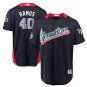 Size L Wilson Ramos #40 American League 2018 All-Star Game Home Run Derby Player Jersey Navy