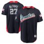 Size M Jose Altuve #27 American League 2018 All-Star Game Home Run Derby Player Jersey Navy