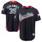 Size L Justin Verlander #35 American League 2018 All-Star Game Home Run Derby Player Jersey Navy