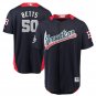 Size XL Mookie Betts #50 American League 2018 All-Star Game Home Run Derby Player Jersey Navy