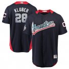 Size XXXL Corey Kluber #28 American League 2018 All-Star Game Home Run Derby Player Jersey Navy