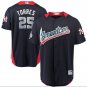 Size XXL Gleyber Torres #25 American League 2018 All-Star Game Home Run Derby Player Jersey Navy