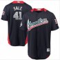 Size L Chris Sale #41 American League 2018 All-Star Game Home Run Derby Player Jersey Navy