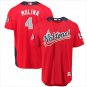 Size XXXL Yadier Molina #4 National League 2018 All-Star Game Home Run Derby Player Jersey Red