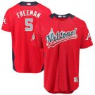Size XL Freddie Freeman #5 National League 2018 All-Star Game Home Run Derby Player Jersey Red