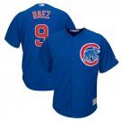 Size XXXL Javier Baez #9 Chicago Cubs Cool Base Men's Jersey Royal