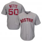Size XL Mookie Betts #50 Boston Red Sox Cool Base Player Men's Jersey Gray