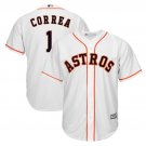 Size XXL Carlos Correa #1 Houston Astros Cool Base Player Men's Jersey White