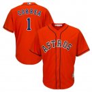 Size XL Carlos Correa #1 Houston Astros 2018 Gold Program Cool Base Player Men's Jersey Orange