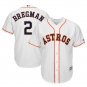 Size M Alex Bregman #2 Houston Astros Cool Base Player Men's Jersey White