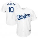 Size XL Justin Turner #10 Los Angeles Dodgers Cool Base Player Men's Jersey White