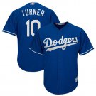 Size XXL Justin Turner #10 Los Angeles Dodgers Cool Base Player Men's Jersey Royal