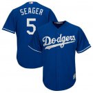 Size XL Corey Seager #5 Los Angeles Dodgers Cool Base Player Men's Jersey Royal